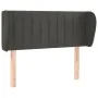 Kopfteil aus dunkelgrauem Samt, 93 x 23 x 78/88 cm von , Kopf- und Fußteile - Ref: Foro24-3117419, Preis: 50,36 €, Rabatt: %