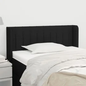 Kopfteil aus schwarzem Stoff, 83 x 16 x 78/88 cm von , Kopf- und Fußteile - Ref: Foro24-3118982, Preis: 37,21 €, Rabatt: %