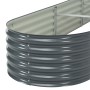 Arriate de acero galvanizado gris 400x80x44 cm de vidaXL, Maceteros y jardineras - Ref: Foro24-45526, Precio: 150,02 €