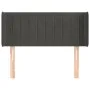Kopfteil aus dunkelgrauem Samt, 93 x 16 x 78/88 cm von , Kopf- und Fußteile - Ref: Foro24-3119043, Preis: 48,90 €, Rabatt: %