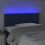 Cabecero con LED de tela azul 90x5x78/88 cm de , Cabeceros y pies de cama - Ref: Foro24-3121838, Precio: 48,00 €, Descuento: %