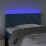 LED-Kopfteil aus dunkelblauem Samt, 90 x 5 x 78/88 cm von , Kopf- und Fußteile - Ref: Foro24-3121890, Preis: 52,38 €, Rabatt: %