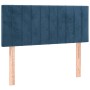 LED-Kopfteil aus dunkelblauem Samt, 90 x 5 x 78/88 cm von , Kopf- und Fußteile - Ref: Foro24-3121890, Preis: 52,38 €, Rabatt: %