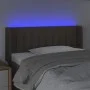 Headboard with LED in taupe gray fabric 93x16x78/88 cm by , Headboards and footboards - Ref: Foro24-3123460, Price: 56,20 €, ...