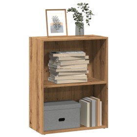 Estantería de madera de ingeniería roble artisian 60x30x77 cm en Librerías y estanterías | Comprar online en Foro24