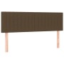 Cama box spring con colchón tela marrón oscuro 140x200 cm de , Camas y somieres - Ref: Foro24-3129876, Precio: 437,78 €, Desc...