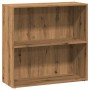 Estantería de madera de ingeniería roble artisian 80x30x77 cm en Librerías y estanterías | Comprar online en Foro24