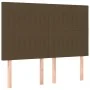Box spring bed with dark brown fabric mattress 140x190 cm by , Beds and slatted bases - Ref: Foro24-3131588, Price: 513,69 €,...