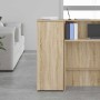 Armario de madera de ingeniería roble sonoma 40x45x103,5 cm en Taquillas y armarios de almacenamiento | Comprar online en Foro24
