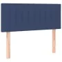 Box spring bed with blue fabric mattress 120x200 cm by , Beds and slatted bases - Ref: Foro24-3140767, Price: 389,78 €, Disco...
