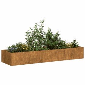 Jardinera oxidada 280x80x40 cm acero corten en Maceteros y jardineras | Comprar online en Foro24