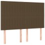 Cama box spring con colchón tela marrón oscuro 140x190 cm de , Camas y somieres - Ref: Foro24-3136752, Precio: 541,08 €, Desc...