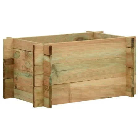 Impregnated pine wood vegetable planter 40 cm by , Pots and planters - Ref: Foro24-43347, Price: 38,07 €, Discount: %