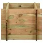 Impregnated pine wood vegetable planter 40 cm by , Pots and planters - Ref: Foro24-43347, Price: 38,07 €, Discount: %