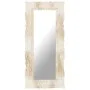 Solid white mango wood mirror 110x50 cm by , Mirrors - Ref: Foro24-321634, Price: 111,72 €, Discount: %