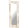 Spiegel aus massivem Mangoholz weiß 110x50 cm von , Spiegel - Ref: Foro24-321634, Preis: 114,02 €, Rabatt: %