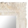 Spiegel aus massivem Mangoholz weiß 110x50 cm von , Spiegel - Ref: Foro24-321634, Preis: 114,02 €, Rabatt: %