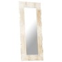Spiegel aus massivem Mangoholz weiß 110x50 cm von , Spiegel - Ref: Foro24-321634, Preis: 114,02 €, Rabatt: %
