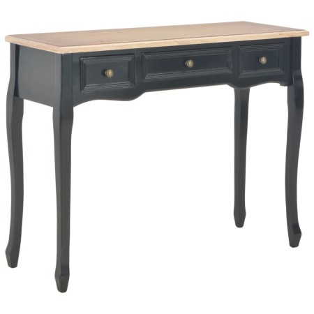 280046 Dressing Console Table with 3 Drawers Black de vidaXL, Mesas auxiliares - Ref: Foro24-280046, Precio: 170,04 €, Descue...