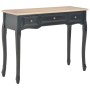 280046 Dressing Console Table with 3 Drawers Black de vidaXL, Mesas auxiliares - Ref: Foro24-280046, Precio: 170,04 €, Descue...