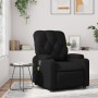 Sillón de masaje reclinable cuero sintético negro de , Sillones - Ref: Foro24-372510, Precio: 220,28 €, Descuento: %