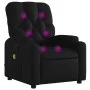 Reclining massage armchair in black synthetic leather by , Armchairs - Ref: Foro24-372510, Price: 215,30 €, Discount: %