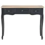280046 Dressing Console Table with 3 Drawers Black de vidaXL, Mesas auxiliares - Ref: Foro24-280046, Precio: 154,17 €, Descue...