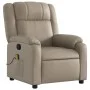 Sillón de masaje reclinable cuero sintético color capuchino de , Sillones - Ref: Foro24-373535, Precio: 251,92 €, Descuento: %