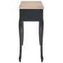 280046 Dressing Console Table with 3 Drawers Black de vidaXL, Mesas auxiliares - Ref: Foro24-280046, Precio: 170,04 €, Descue...