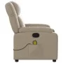 Sillón de masaje reclinable cuero sintético color capuchino de , Sillones - Ref: Foro24-373535, Precio: 251,92 €, Descuento: %