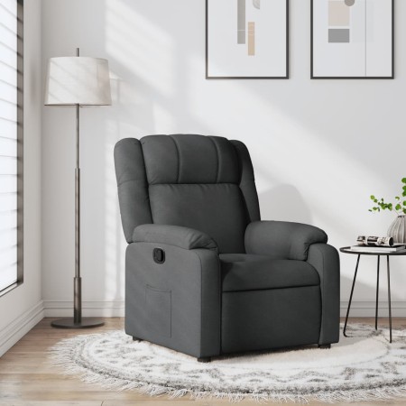 Sillón reclinable de tela gris oscuro de , Sillones - Ref: Foro24-373537, Precio: 199,94 €, Descuento: %