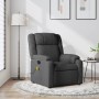 Dark gray fabric reclining massage chair by , Armchairs - Ref: Foro24-373549, Price: 235,43 €, Discount: %