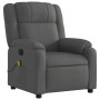 Dark gray fabric reclining massage chair by , Armchairs - Ref: Foro24-373549, Price: 235,43 €, Discount: %