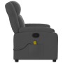 Dark gray fabric reclining massage chair by , Armchairs - Ref: Foro24-373549, Price: 235,43 €, Discount: %