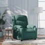 Sillón de masaje reclinable de tela verde oscuro de , Sillones - Ref: Foro24-373554, Precio: 208,27 €, Descuento: %