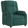 Sillón de masaje reclinable de tela verde oscuro de , Sillones - Ref: Foro24-373554, Precio: 208,27 €, Descuento: %