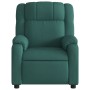Dark green fabric reclining massage chair by , Armchairs - Ref: Foro24-373554, Price: 218,03 €, Discount: %
