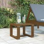 Mesa auxiliar de jardín madera pino marrón miel 40x38x28,5 cm de , Mesas de jardín - Ref: Foro24-825082, Precio: 27,53 €, Des...