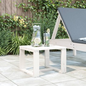 Mesa auxiliar de jardín madera maciza pino blanco 40x38x28,5 cm de , Mesas de jardín - Ref: Foro24-825080, Precio: 32,63 €, D...