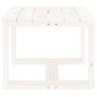 Garten-Beistelltisch aus massiver Kiefer weiß 40x38x28,5 cm von , Gartentische - Ref: Foro24-825080, Preis: 32,63 €, Rabatt: %