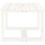Mesa auxiliar de jardín madera maciza pino blanco 40x38x28,5 cm de , Mesas de jardín - Ref: Foro24-825080, Precio: 31,30 €, D...