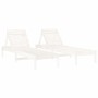 Sonnenliegen 2 Stk. massives Zirbenholz weiß 199,5x60x74 cm von , Liegen - Ref: Foro24-825068, Preis: 160,11 €, Rabatt: %