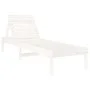Sonnenliegen 2 Stk. massives Zirbenholz weiß 199,5x60x74 cm von , Liegen - Ref: Foro24-825068, Preis: 158,63 €, Rabatt: %