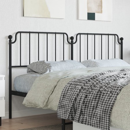 Kopfteil aus schwarzem Metall, 180 cm von , Kopf- und Fußteile - Ref: Foro24-373923, Preis: 33,61 €, Rabatt: %
