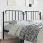 Black metal headboard 180 cm by , Headboards and footboards - Ref: Foro24-373923, Price: 33,07 €, Discount: %