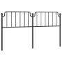 Cabecero de metal negro 180 cm de , Cabeceros y pies de cama - Ref: Foro24-373923, Precio: 33,09 €, Descuento: %