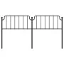Cabecero de metal negro 180 cm de , Cabeceros y pies de cama - Ref: Foro24-373923, Precio: 33,09 €, Descuento: %
