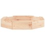 Sandkasten mit achteckigen Sitzen aus massivem Kiefernholz von , Sandkästen - Ref: Foro24-825009, Preis: 53,51 €, Rabatt: %