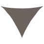 Toldo de vela antracita HDPE 160 g/m² 4x4x5,8 m