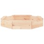 Sandpit with octagonal solid pine wood seats by , sandboxes - Ref: Foro24-825009, Price: 53,51 €, Discount: %